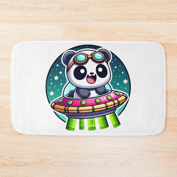 Item preview, UFO Happy Panda designed and sold by ArtistEmbrace.
