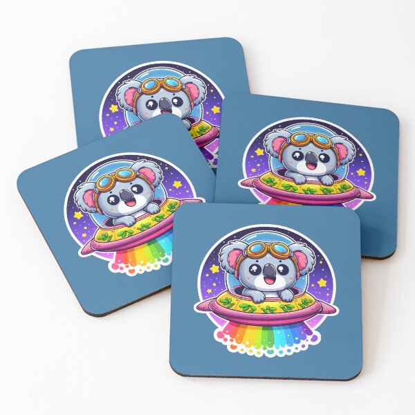 Item preview, UFO Rainbow Koala designed and sold by ArtistEmbrace.