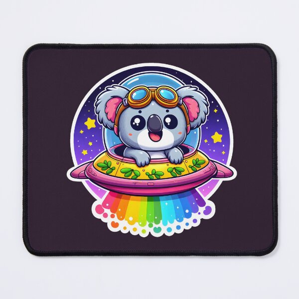 Item preview, UFO Rainbow Koala designed and sold by ArtistEmbrace.