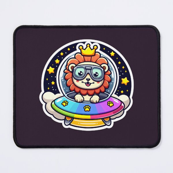 Item preview, UFO Rainbow Lion designed and sold by ArtistEmbrace.