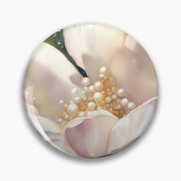 Item preview, White Flower and Waterdrops designed and sold by CalmnessbyChoice.