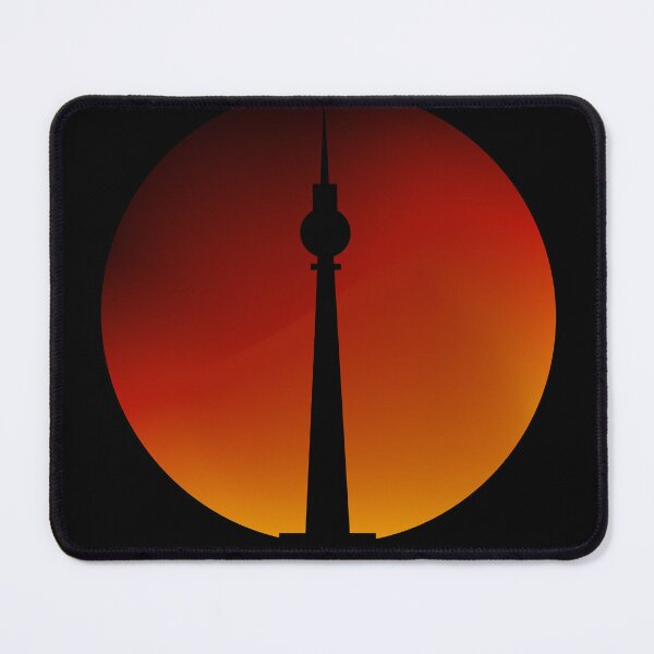 Item preview, Berlin TV Tower Silhouette with red, Yellow and black designed and sold by Playporium.