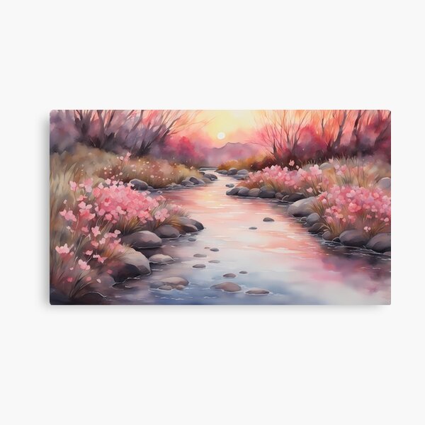 Item preview, Pink Sunrise Creek designed and sold by BookCovered.