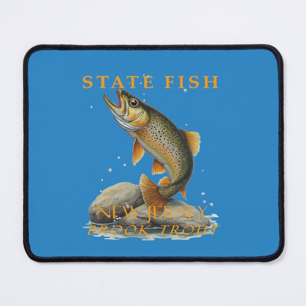 Item preview, New Jersey Territory Fish The Brook Trout designed and sold by taiche.