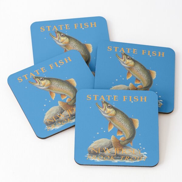 Item preview, New Jersey Territory Fish The Brook Trout designed and sold by taiche.