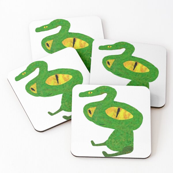 Item preview, Snake Eyes - Goofy lil alien designed and sold by SunsetSquirrel.