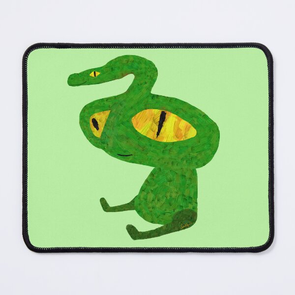 Item preview, Snake Eyes - Goofy lil alien designed and sold by SunsetSquirrel.