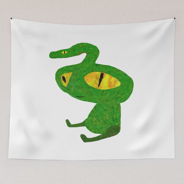 Item preview, Snake Eyes - Goofy lil alien designed and sold by SunsetSquirrel.