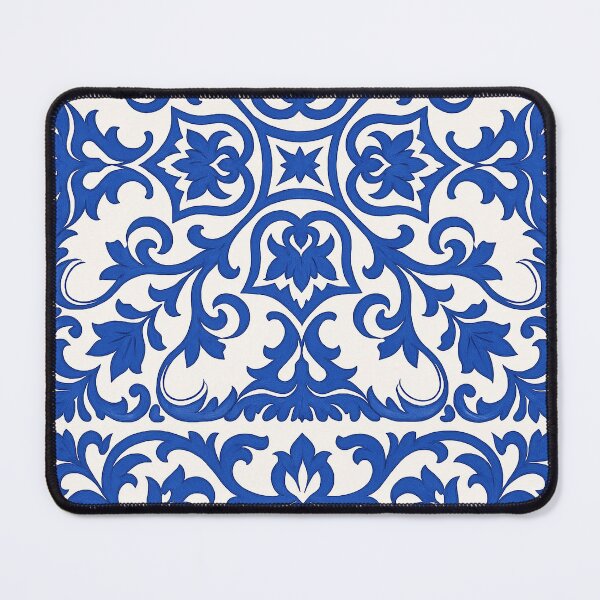 Item preview, Classic Mediterranean Blue Tile Pattern Design designed and sold by weirdfishes123.