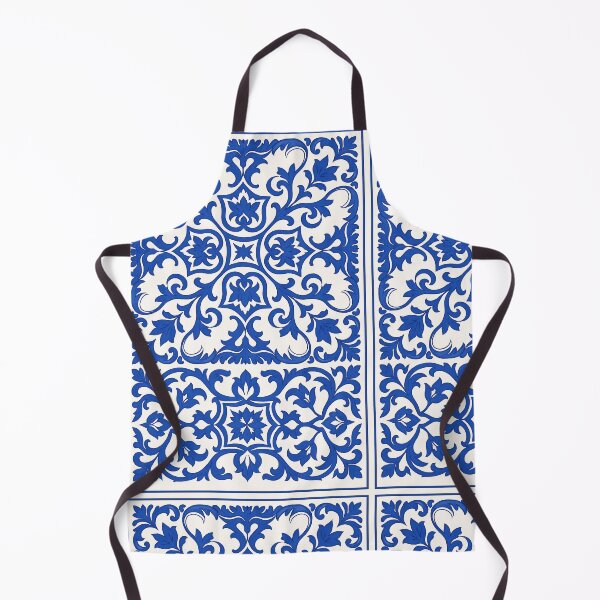 Item preview, Classic Mediterranean Blue Tile Pattern Design designed and sold by weirdfishes123.