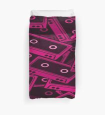 Pink Tapes Pattern Duvet Cover