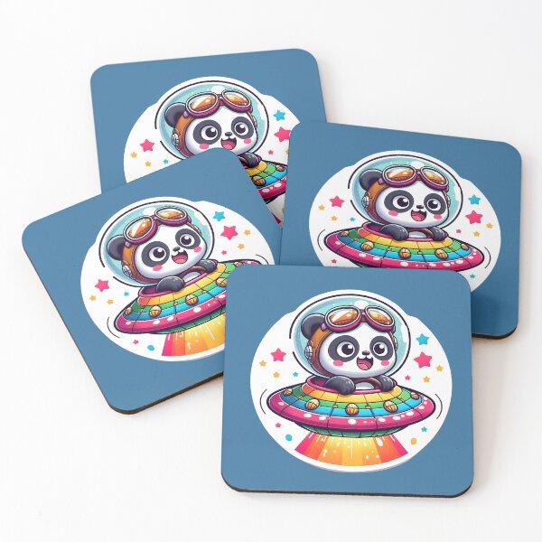 Item preview, UFO Rainbow Panda designed and sold by ArtistEmbrace.