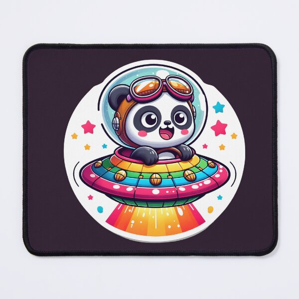 Item preview, UFO Rainbow Panda designed and sold by ArtistEmbrace.