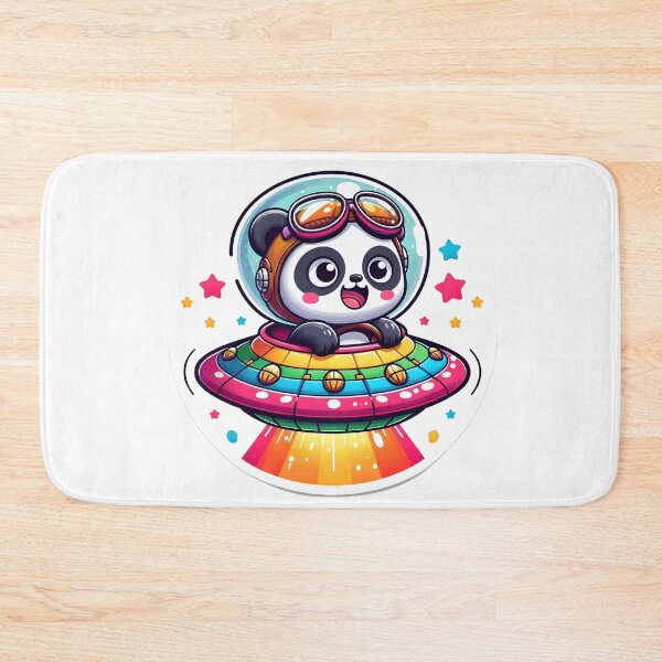 Item preview, UFO Rainbow Panda designed and sold by ArtistEmbrace.