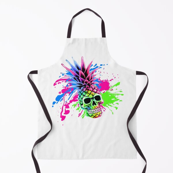 Item preview, Neon Pineapple Skull designed and sold by NicMacTees.