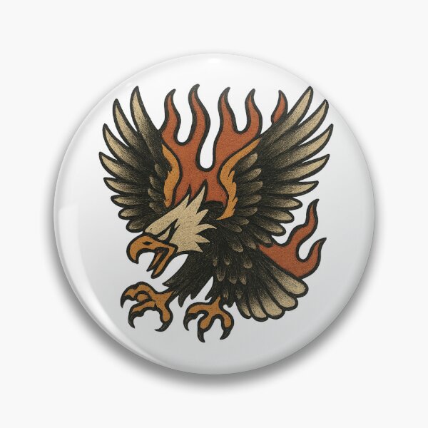 Item preview, Flaming Eagle Strike designed and sold by IllustrifyArts.