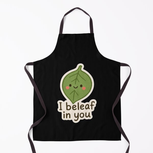 Item preview, I Beleaf in You - Cute & Motivational Leaf Pun Sticker for Plant Lovers designed and sold by Psycho-Crazy.