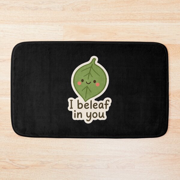 Item preview, I Beleaf in You - Cute & Motivational Leaf Pun Sticker for Plant Lovers designed and sold by Psycho-Crazy.