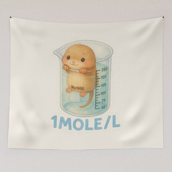 Item preview, Cute one mol per litre  designed and sold by labstud.