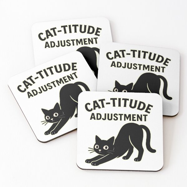 Item preview, Cat-Titude Adjustment Design designed and sold by Zini-ArtStudio.