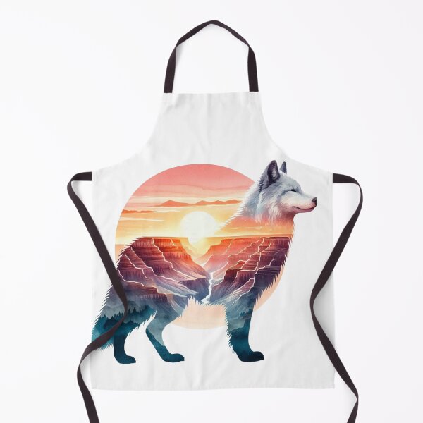 Item preview, Grand Canyon Guardian Wolf designed and sold by TeetasticBtque.