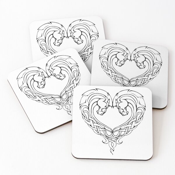 Item preview, Celtic Horse Heart designed and sold by Silvercrystals-.