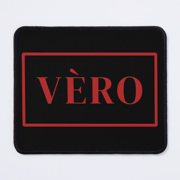 Item preview, VÈRO Logo Design – Bold Red Frame on Black Background designed and sold by VEROofficial.