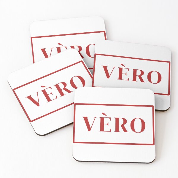 Item preview, VÈRO Logo Design – Bold Red Frame on Black Background designed and sold by VEROofficial.