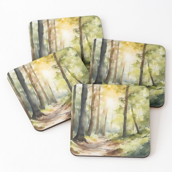 Item preview, Forest Pathway at Sunrise designed and sold by CalmnessbyChoice.