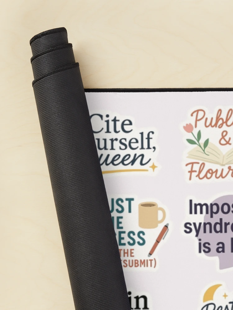 Thumbnail 2 of 5, Mouse Pad, Science Sticker Pack designed and sold by labstud.