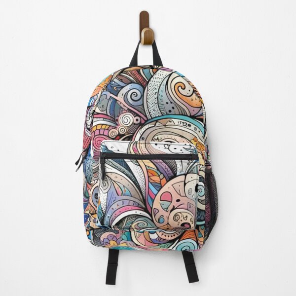 Item preview, Colorful Doodle: A Whirl of Imagination designed and sold by MoxisWatercolor.