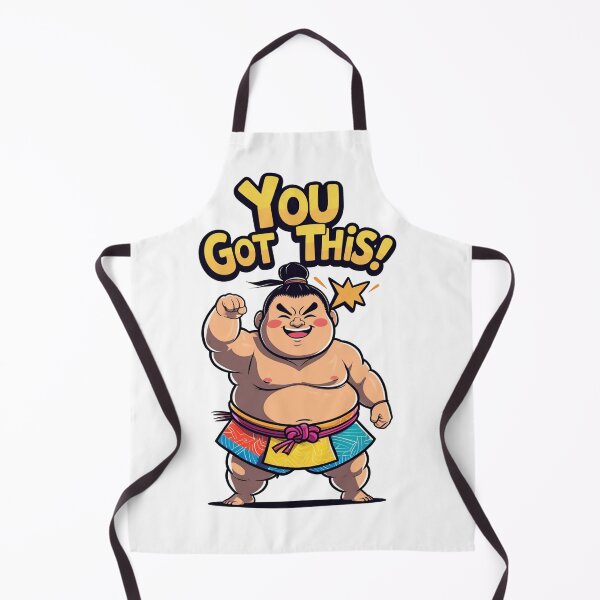 Item preview, sumo wrestler "You can do it!" designed and sold by Svetlanhcik.