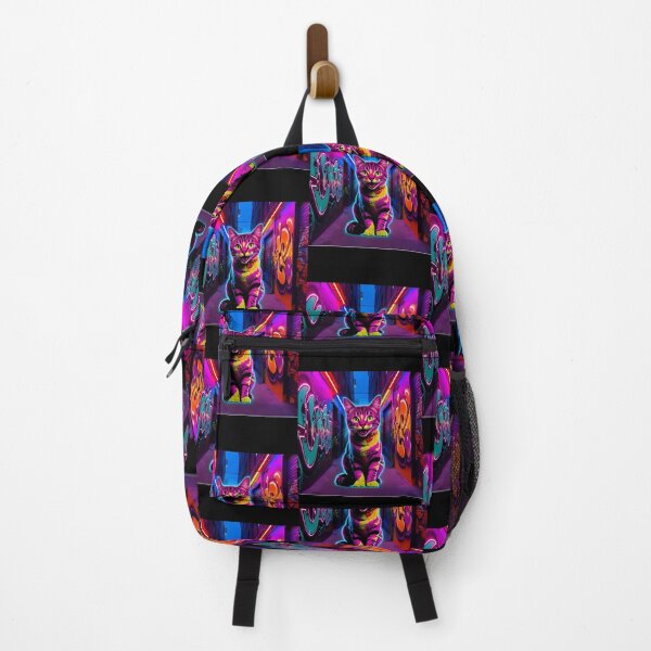 Item preview, Neon Graffiti Cat designed and sold by NicMacTees.