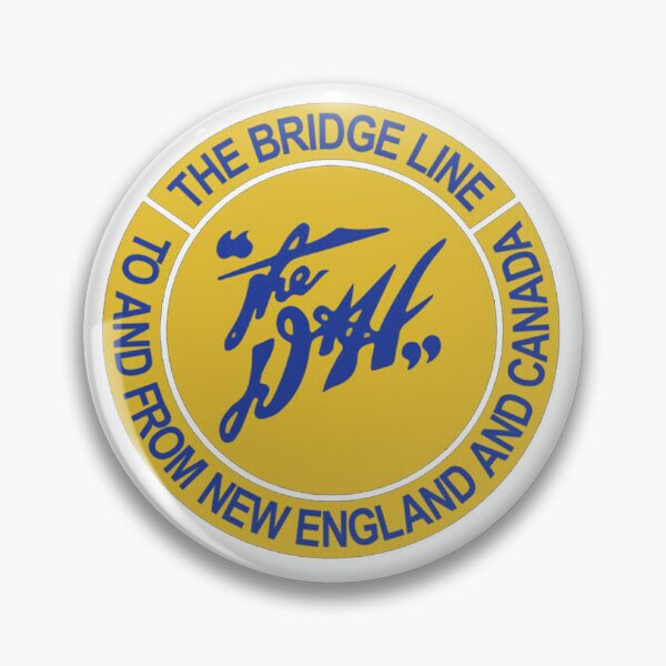 Item preview, Vintage Delaware and Hudson Railroad - The Bridge Line - To and From New England And Canada designed and sold by QuayTradingCo.