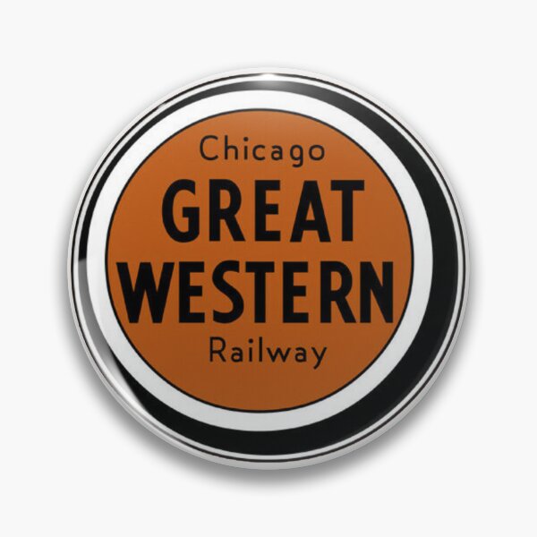 Artikelvorschau, Vintage Chicago Great Western Railway entworfen und verkauft von QuayTradingCo.