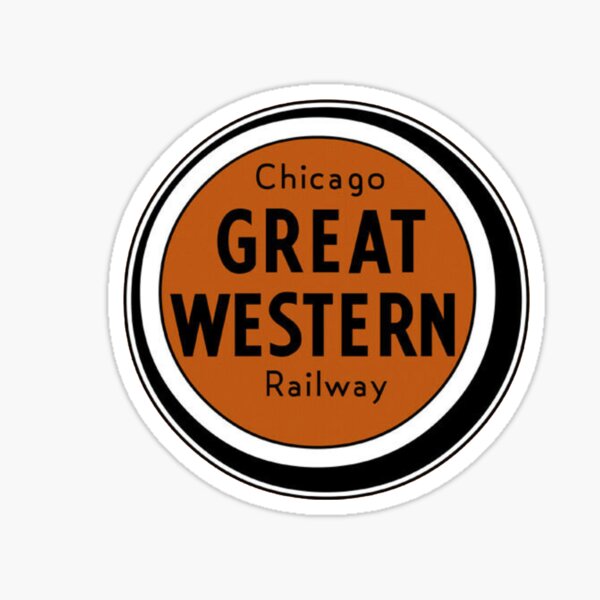Item preview, Vintage Chicago Great Western Railway designed and sold by QuayTradingCo.