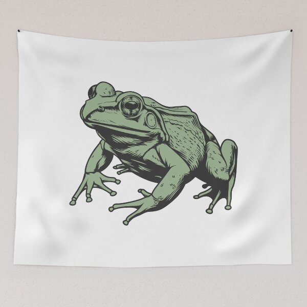 Item preview, Giant Prehistoric Frog Beelzebufo Splash designed and sold by ArtHavenDesign.