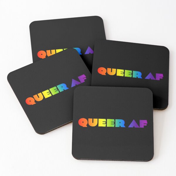Item preview, Queer AF V2 - Rainbow designed and sold by sillyjess.