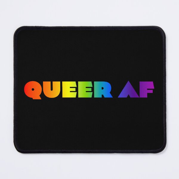 Item preview, Queer AF V2 - Rainbow designed and sold by sillyjess.