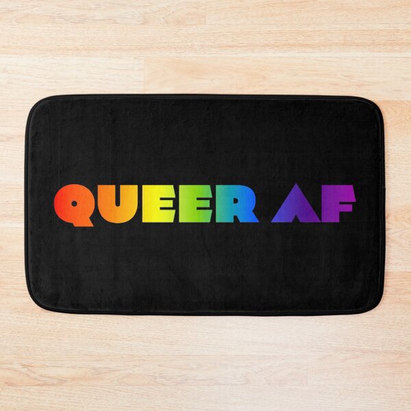 Item preview, Queer AF V2 - Rainbow designed and sold by sillyjess.