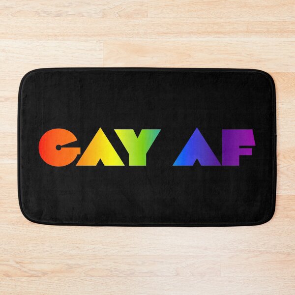 Item preview, Gay AF V2 - Rainbow designed and sold by sillyjess.