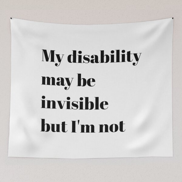Item preview, My disability may be invisible but I'm not designed and sold by AutisticShark.