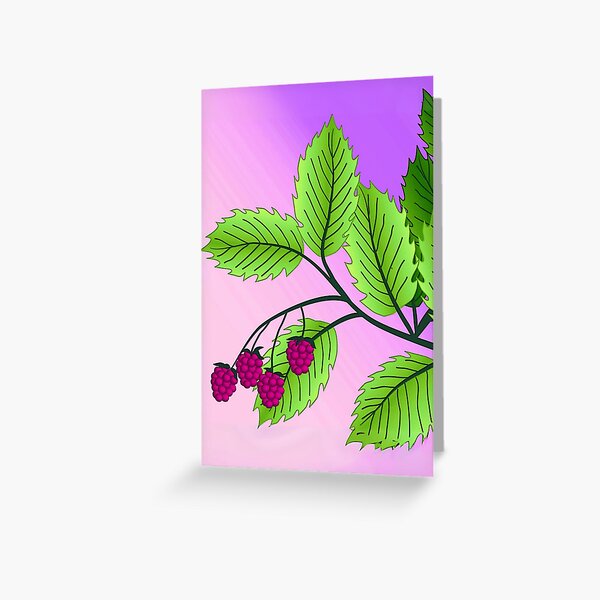 Item preview, Raspberries on a Branch at Dawn designed and sold by Marymarice.