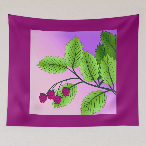 Item preview, Raspberries on a Branch at Dawn designed and sold by Marymarice.