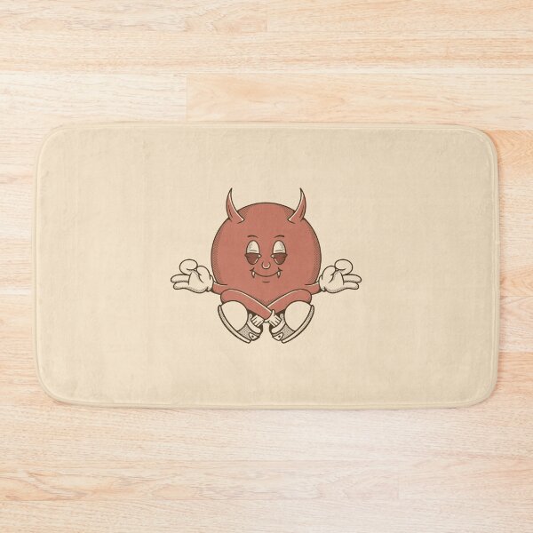 Item preview, Devil character in meditation pose designed and sold by adipra.
