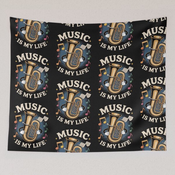 Item preview, Tuba - Music is my life designed and sold by Agu210.