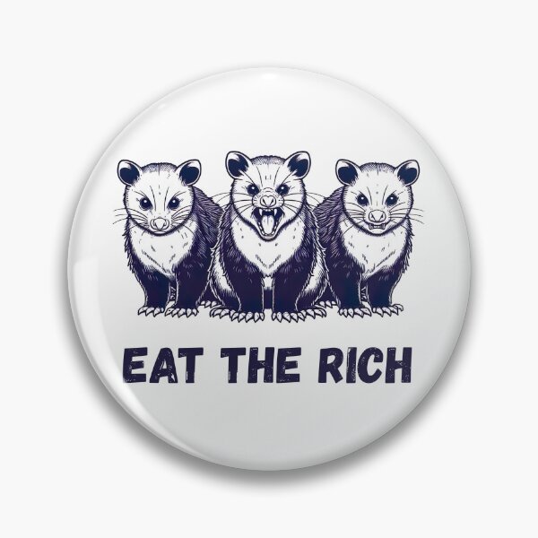 Item preview, Eat the Rich Possums designed and sold by whimsical-ai.