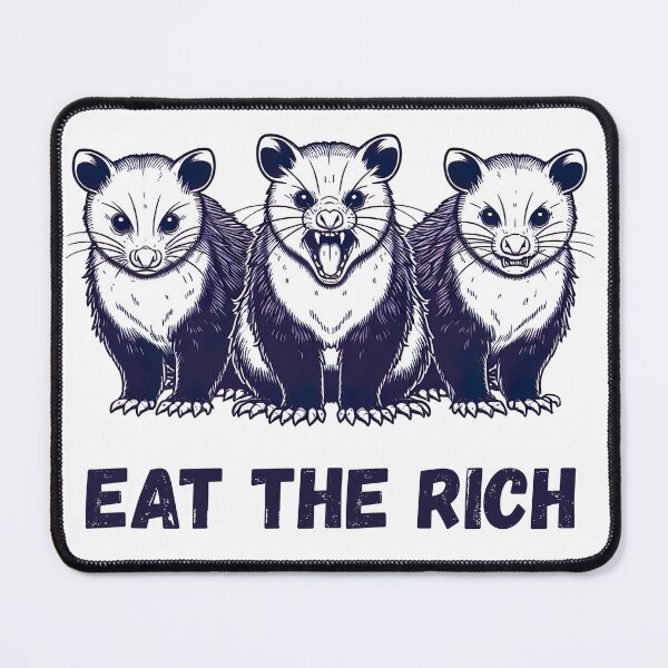 Item preview, Eat the Rich Possums designed and sold by whimsical-ai.