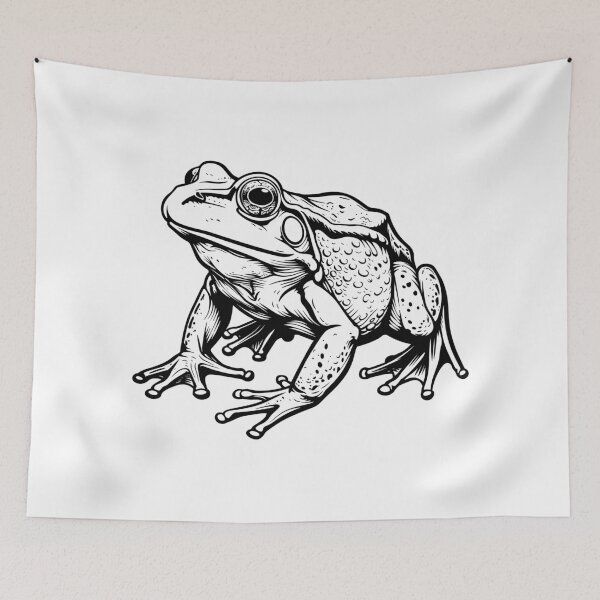 Item preview, Giant Prehistoric Frog Beelzebufo Splash designed and sold by ArtHavenDesign.