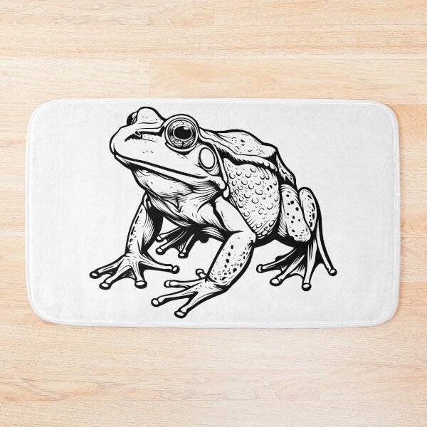 Item preview, Giant Prehistoric Frog Beelzebufo Splash designed and sold by ArtHavenDesign.